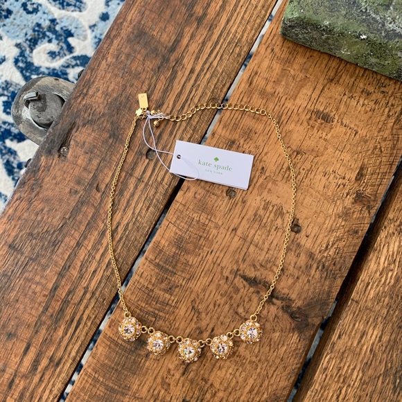 Kate Spade Necklace NWT! Jeweled and Gold plated! - Picture 4 of 8